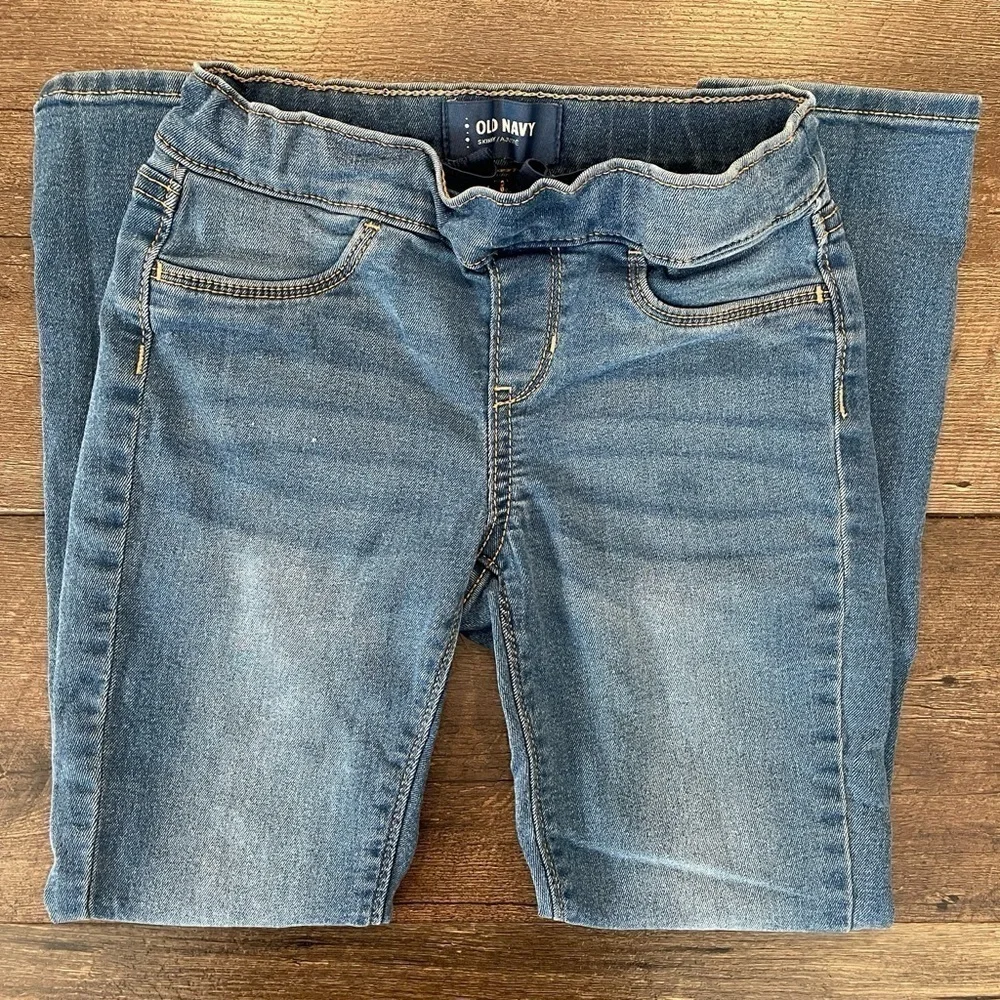 Old Navy Girls Blue Skinny Jeans Size Medium 8 Regular